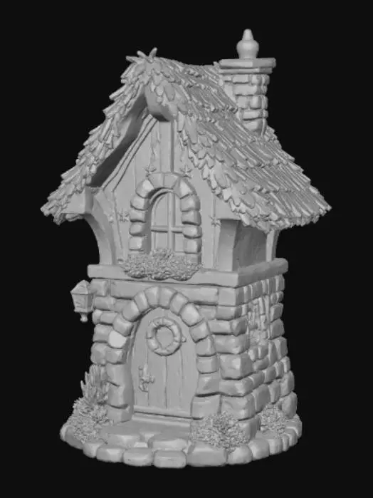 3D model for High detail, fantasy, miniature house