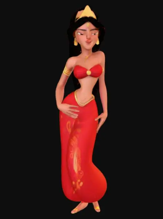 3D model for Dancing Princess