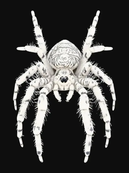 3D model for High detail, creepy spider, halloween wall decor.