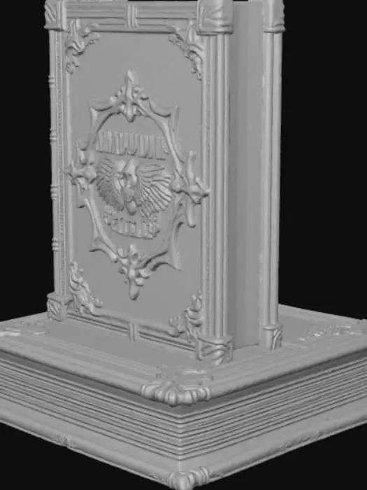 3D model for High detail, monster compendium book.