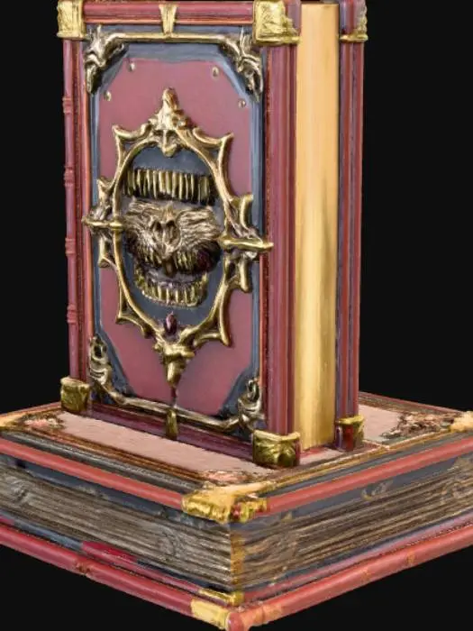 3D model for High detail, monster compendium book.