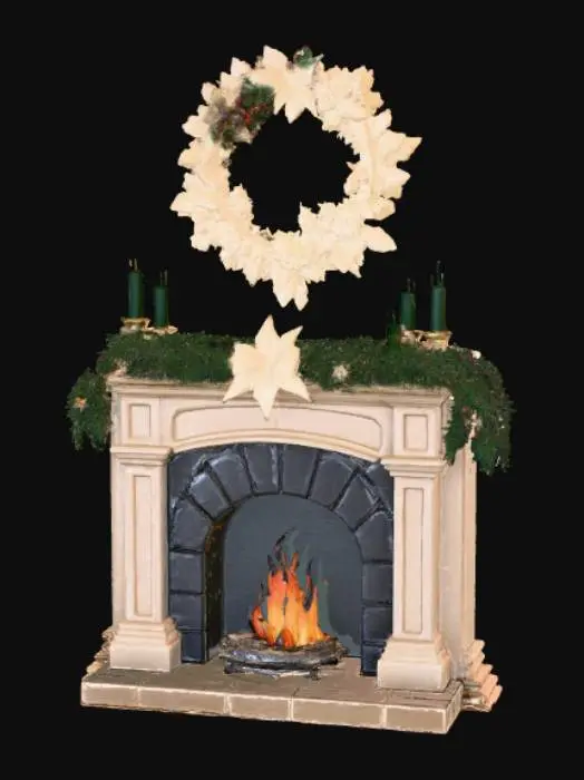 3D model for High detail, wall art, christmas themed