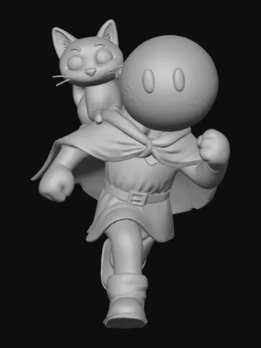 3D model for Adventurous Duo