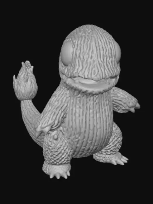 3D model for Knitted Charmander