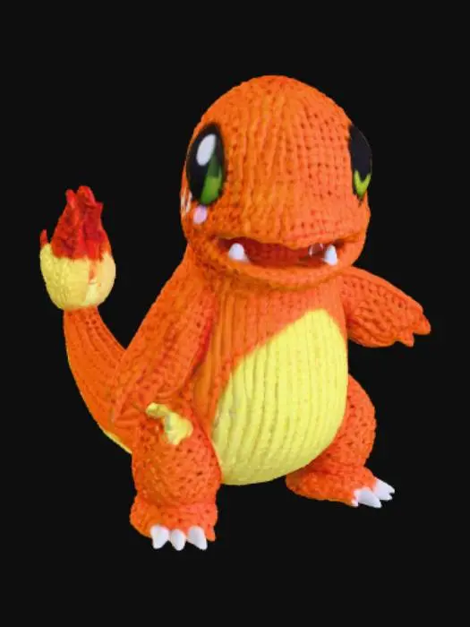 3D model for Knitted Charmander