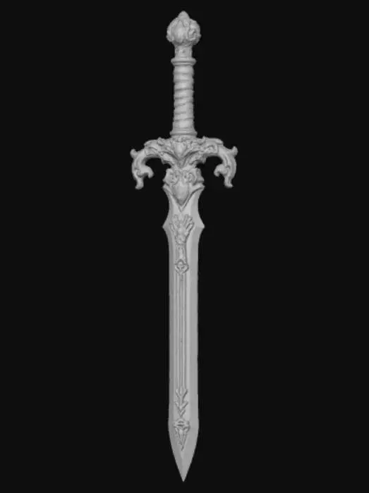 3D model for High detail, magical weapon