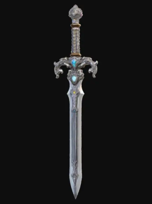 3D model for High detail, magical weapon