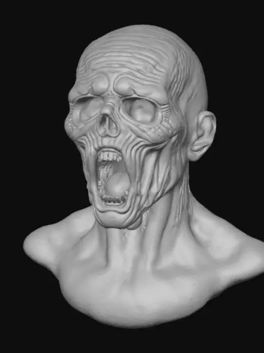 3D model for High detail, mask, hollow, eye holes, mouth hole, #Halloween2025#