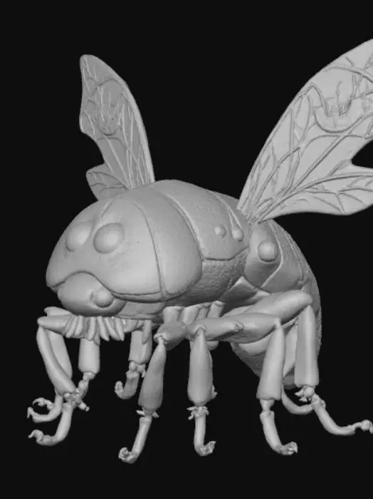 3D model for Halloween micro-bug, #Halloween2025#