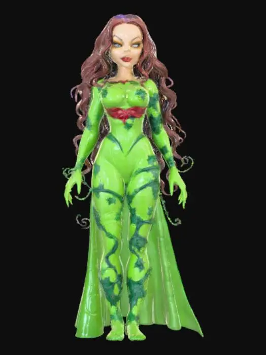 3D model for Poison ivy figure, #Halloween2025#