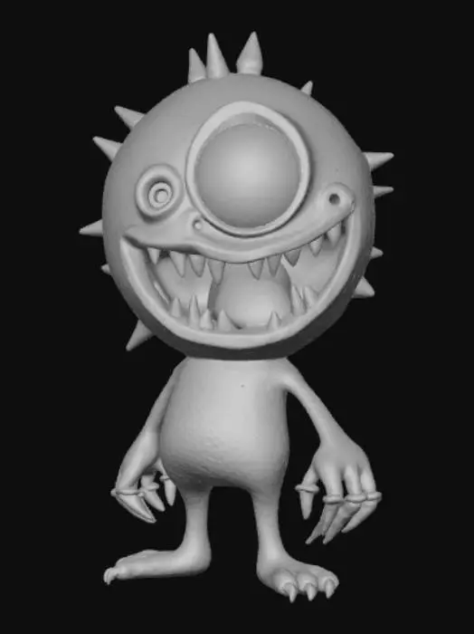 3D model for Eyeball monster, #Halloween2025#