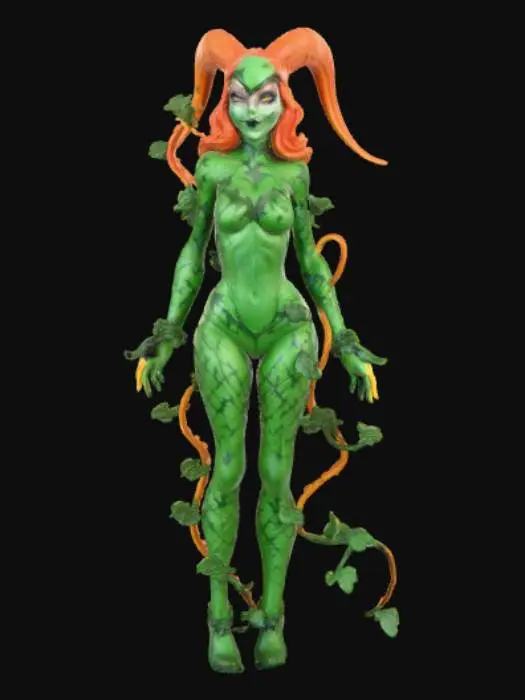 3D model for Poison ivy figure, #Halloween2025#