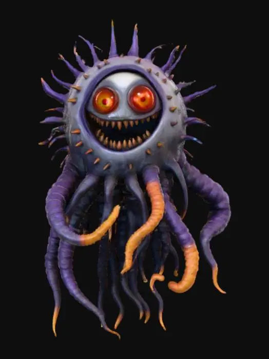 3D model for Eyeball monster, #Halloween2025#