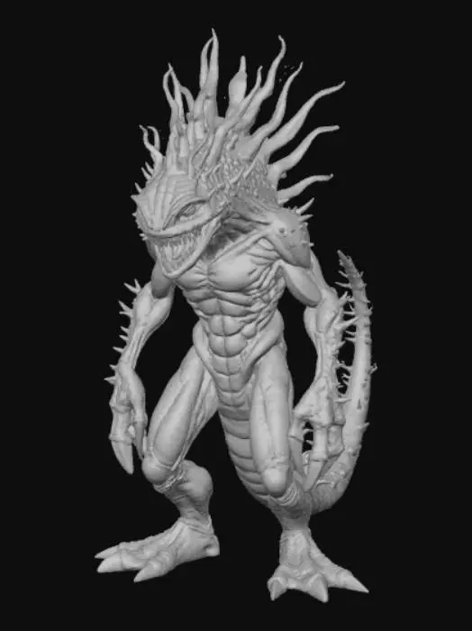 3D model for Scorched Earth Monster