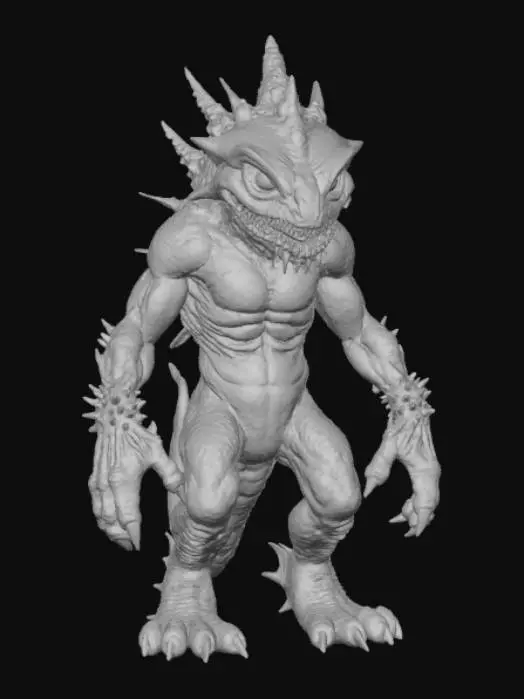 3D model for Scorched Earth Monster