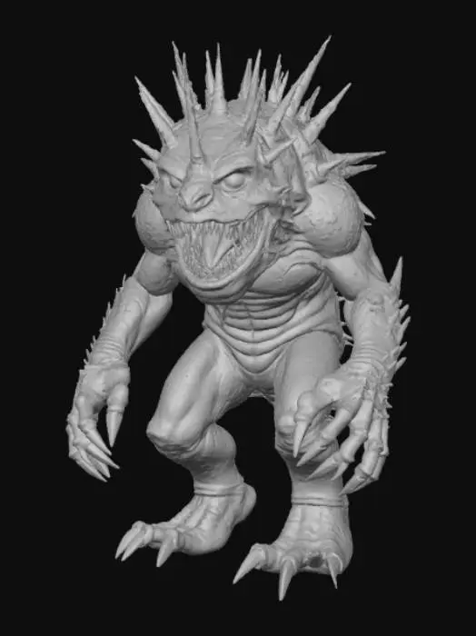 3D model for Scorched Earth Monster