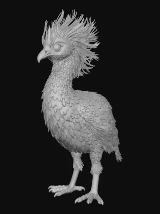 3D model for High detail mythical carbunkle