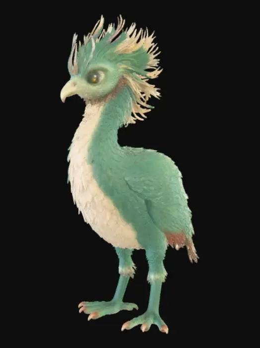 3D model for High detail mythical carbunkle