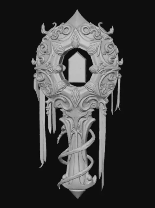 3D model for Mythical, high detail, magical device.