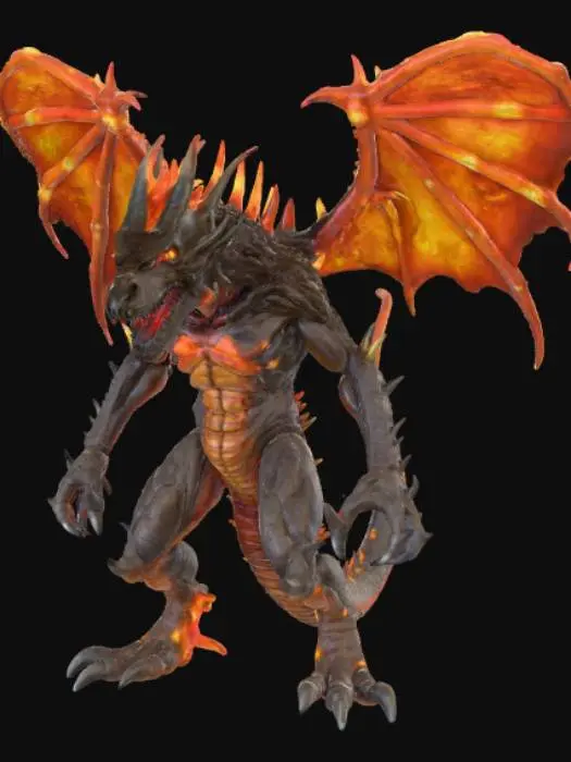 3D model for Scorched Earth Monster