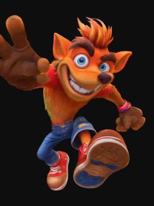 3D model for Crash Bandicoot