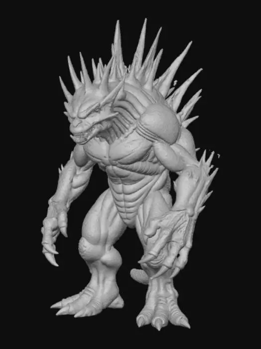3D model for Scorched Earth Monster