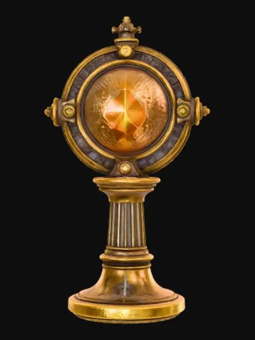 3D model for Mythical, high detail, magical device.