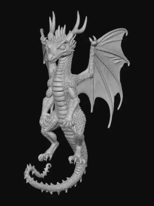 3D model for High detail mythical carbunkle