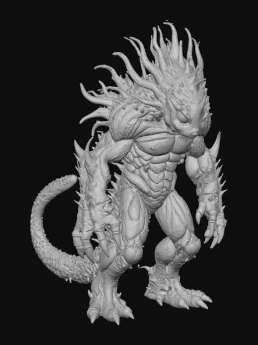 3D model for Scorched Earth Monster