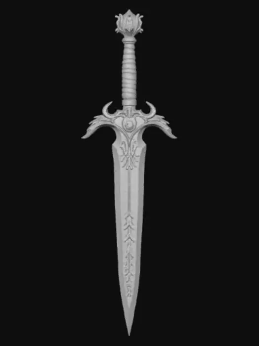 3D model for Mythical, High detail, Weapon