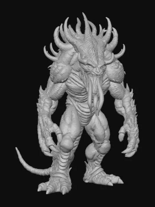 3D model for Scorched Earth Monster