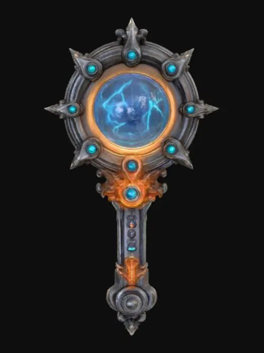 3D model for Mythical, high detail, magical device.