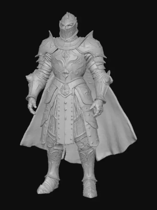3D model for Fantasy set of armor with extravagant fantasy design.