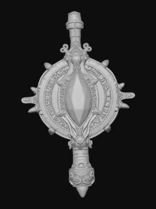 3D model for Mythical, high detail, magical device.
