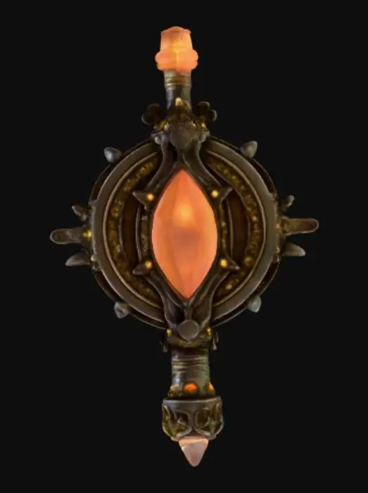 3D model for Mythical, high detail, magical device.