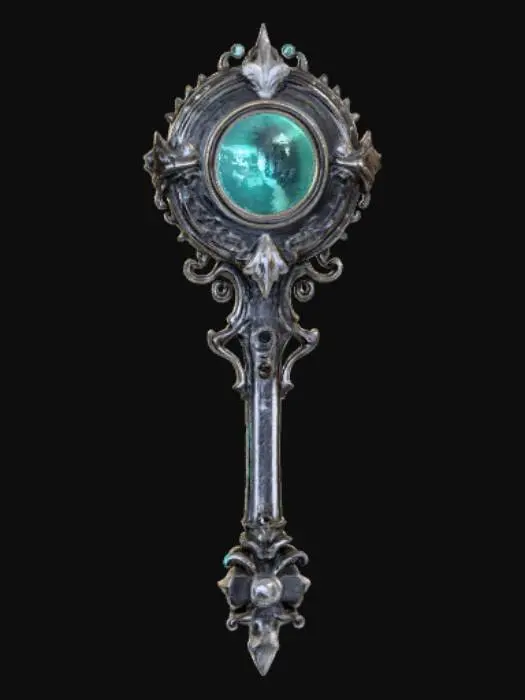 3D model for Mythical, high detail, magical device.