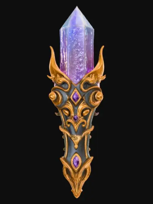 3D model for Mythical, high detail, magical artifact.