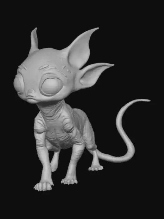 3D model for The Black-Eyed World Critter