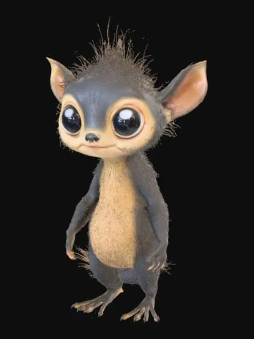 3D model for The Black-Eyed World Critter