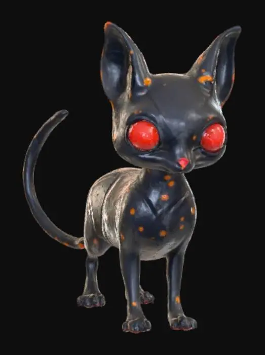 3D model for The Black-Eyed World Critter