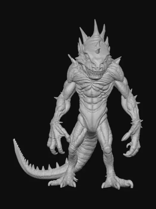 3D model for The Monstrous Glob fantasy monster