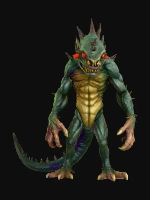 3D model for The Monstrous Glob fantasy monster