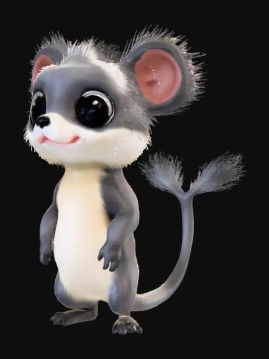 3D model for The Black-Eyed World Critter