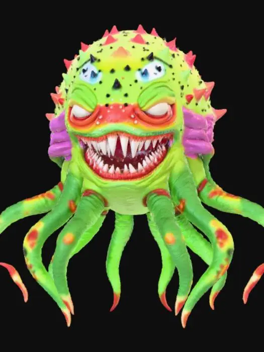 3D model for The Monstrous Glob fantasy monster