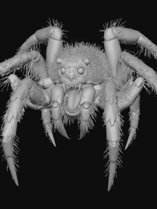 3D model for The Bloodthirsty Berserker Spider