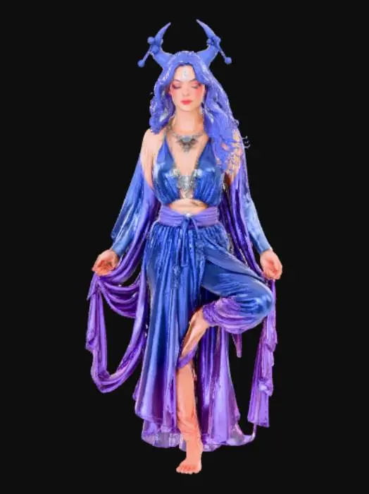 3D model for Fantasy Female yoga