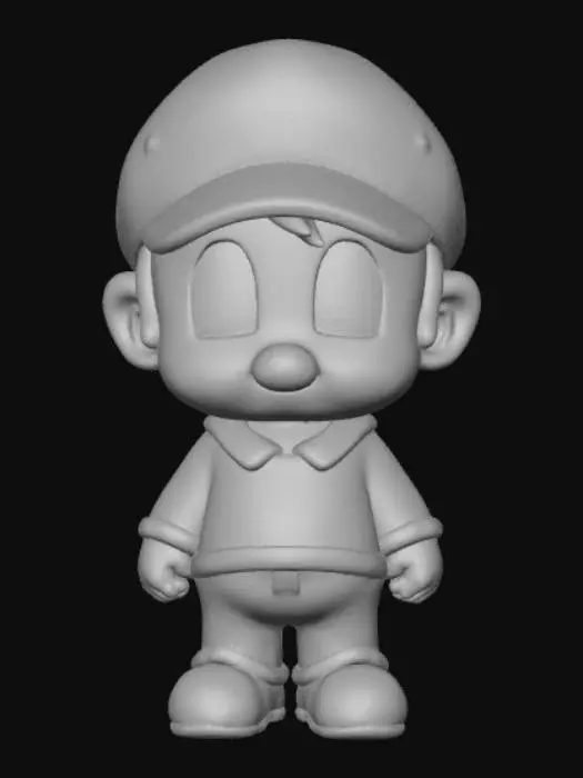 3D model for 8-bit style Video game Character