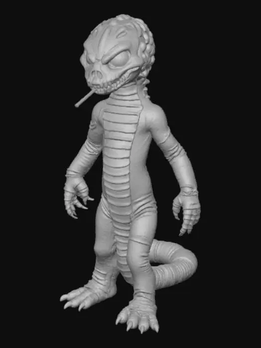3D model for Danger Noodle Snake, #Halloween2025#