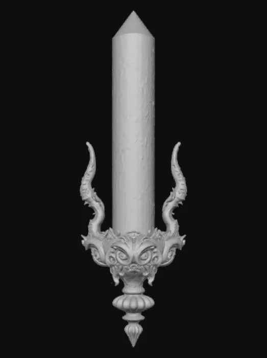 3D model for High detail, extravagant, Anime Style Magical Artifact.