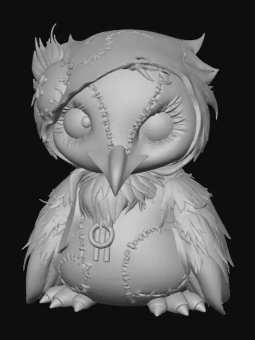 3D model for Patchy Vulture Pal